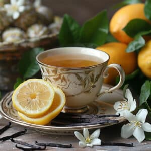 Kräutertee Vanille-Lemon - Eine Harmonie aus Süße und Frische | The Tea Embassy