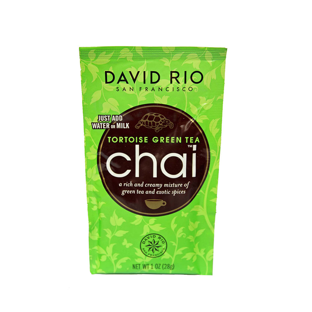 Instanttee David Rio Tortoise Green Chai Tea 1814g große Dose 